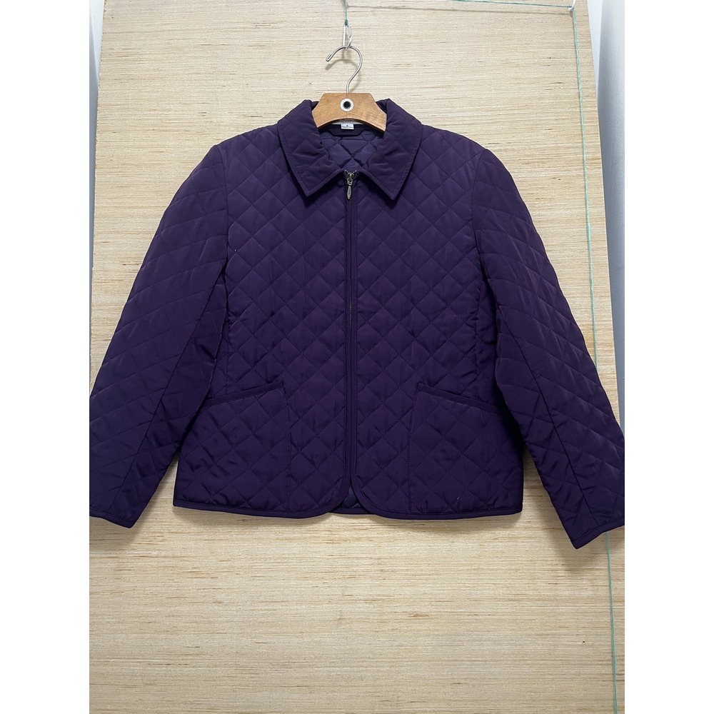Pendleton Jacket Womens Small Quilted Full Zip Lightweight Petite Outerwear